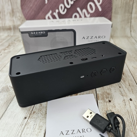 Azzaro Black And Gray Wireless Speaker - Picture 7 of 7